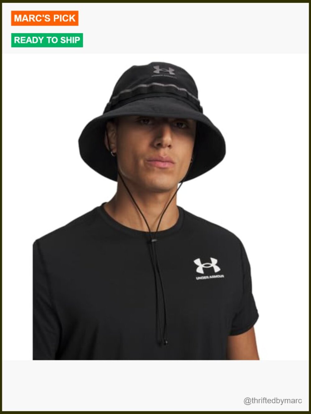 Uv Protection Bucket Hat With Cooling Sweatband View 3
